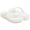 crocs CLASSIC PLATFORM FLIP WOMENS WHITE 207714-100画像