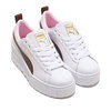 PUMA MAYZE WEDGE PREPPY WNS PUMA WHITE-CHESTNUT BROWN 389866-02画像
