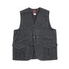 Workers Cruiser Vest, Cotton Flannel, Charcoal画像