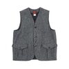 Workers Cruiser Vest, Grey Herringbone Tweed画像