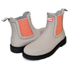 HUNTER WOMENS COMMAND CHELSEA BOOT SKIMMING STONE/CORAL SHADE WFS1018RMA-SKC画像