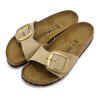 BIRKENSTOCK MADRID BIG BUCKLE SANDCASTLE | NUBUK LEATHER 1024009画像