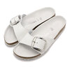 BIRKENSTOCK MADRID BIG BUCKLE WHITE / NATURAL LEATHER 1018866画像