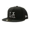 STUSSY LA NEW ERA CAP BLACK画像