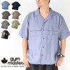 gym master 麻レーヨンオープンカラーシャツ G121720画像