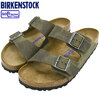 BIRKENSTOCK ARIZONA SFB OILED LEATHER Faded Khaki 1019313画像