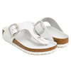 BIRKENSTOCK GIZEH BIG BUCKLE WHITE / NATURAL LEATHER 1018885画像