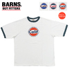 BARNS SLUB RINGER PRINT TEE Calif BR-23243画像