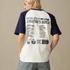 AVIREX WEST COAST MENU DESIGN RAGLAN T-SHIRT 7833134107画像