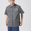 AVIREX SHORT SLEEVE ZIP UP WORK SHIRT 7833123034画像