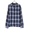 MINEDENIM RS.Nep Check Open Collar L/S SH Collar L/S SH 2303-5001画像
