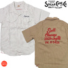 SUGAR CANE COKE STRIPE WORK SHIRT with EMBROIDERED (SHORT SLEEVE) SC39118画像
