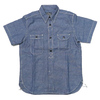 STUDIO D'ARTISAN シャンブレー半袖ワークシャツ 5333A-S画像