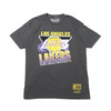 Mitchell & Ness NBA VINTAGE CRACKED TEE LAKERS BLACK BMTRTC22011-LAL画像