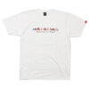 APPLEBUM raidback fabric Logo (K.B.A.S.) T-shirt WHITE画像