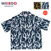 WEIRDO PSYCHO FLAMES - S/S COACHES SHIRTS WRD-23-SS-11画像