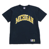 Russell Athletic COLLEGE LOGO BOOKSTORE JERSEY CREW NECK TEE The University Of MICHIGAN RC-23005-MG画像