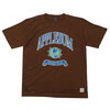 APPLEBUM College Logo T-shirt BROWN画像