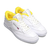 Reebok CLUB C 85 FR2 FOOTWEAR WHITE/ALERT YELLOW/PURE GRAY GZ4036画像