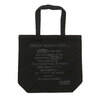 S'YTE 「BLACK IS MODEST」MESSAGE TOTE BLACKxBLACK画像
