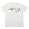 STUSSY MERCURY TEE WHITE画像