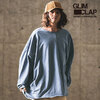 GLIMCLAP Super big long sleeve cut sew-Mini-pile fabric lining- 15-100-GLA-CD画像