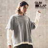 GLIMCLAP Layered design & weathered cut sew 15-088-GLA-CD画像