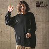 GLIMCLAP Multicolor embroidery design sweatshirt 15-084-GLA-CD画像
