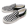VANS UA CLASSIC SLIP-ON 98 DX DIAMOND-CHECK-BLACK/WHITE VN0A7Q58BZW画像