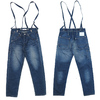 JOHNBULL サスペンダー デニム ワークパンツ ユーズドウォッシュ JL231P42画像