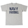 WAREHOUSE Lot 4096 88/12杢クルーネックT NAVY FOOTBALL画像