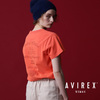AVIREX WEST POINT EMBROIDERY FADE WASH T-SHIRT 7833234604画像