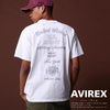 AVIREX WEST POINT EMBROIDERY FADE WASH T-SHIRT 7833234037画像