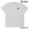 PLAY COMME des GARCONS MENS BLACK HEART TEE画像