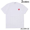 PLAY COMME des GARCONS MENS RED HEART TEE画像