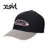 X-girl LINE OVAL LOGO 6PANEL CAP 105233051003画像