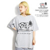 The Endless Summer TES OVER DYED BUHI BIG-T-SHIRT -L.GRAY- G-23574345画像