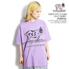 The Endless Summer TES OVER DYED BUHI BIG-T-SHIRT -PURPLE- G-23574345画像