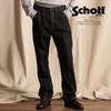 Schott NEP BLACK DENIM FLARE PANTS 7823211003画像