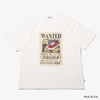 atmos × ONE PIECE WANTED POSTER T-SHRTS WHITE×TRAFALGAR LAW MA23S-TS070画像