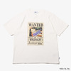 atmos × ONE PIECE WANTED POSTER T-SHRTS WHITE×MONKEY.D.LUFFY MA23S-TS070画像