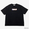 atmos × ONE PIECE WANTED POSTER BOX LOGO T-SHRTS BLACK×KID MA23S-TS071画像