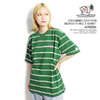 The Endless Summer TES ORGANIC COTTON BORDER BIG T-SHIRT -GREEN- FH-23574335画像