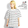 The Endless Summer TES ORGANIC COTTON BORDER BIG T-SHIRT -WHITE- FH-23574335画像