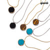glamb Coin Stone Necklace GB0423-AC24画像