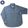 POST OVERALLS 1202 NO.2 Classic Chambray Shirts indigo画像