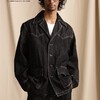 Schott NEP BLACK DENIM WESTERN JACKET 7823252009画像