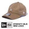 NEW ERA 9TWENTY MLB Mini Logo ロサンゼルス・ドジャース カーキ 13750701画像