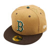 NEW ERA 59FIFTY Beef and Broccoli ボストン・レッドソックス ウィート バーントウッドバイザー 13750725画像