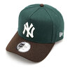 NEW ERA 9FORTY A-Frame Beef and Broccoli ニューヨーク・ヤンキース ダークグリーン バーントウッドバイザー 13750638画像